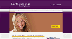 Desktop Screenshot of hairtherapy.co.nz